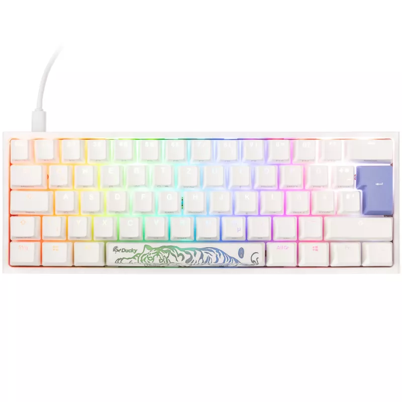 Mekaaninen pelinäppäimistö Ducky One 2 Pro Mini RGB LED Cherry Red -kytkimet 60% asettelu