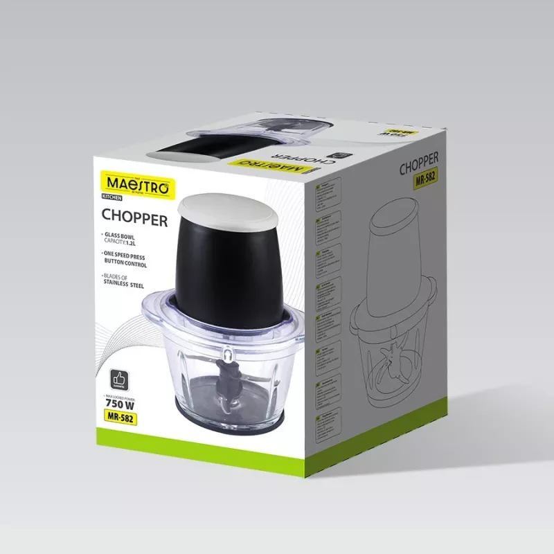 Maestro silppuri MR-582 750W sähköinen pöytäsilppuri
