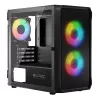 Tietokonekotelo Logic Concept Portos Mini ARGB Micro ATX musta