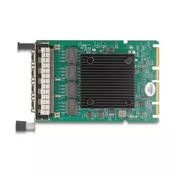 DeLOCK 88300 OCP 3.0 verkkokortti, 4 x RJ45 Gigabit LAN
