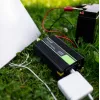 Vaihtosuuntaaja Green Cell INV10 2000 W, 12 V DC - 230 V AC, Type-C-lähtö, 50 Hz, musta