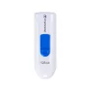 Transcend JetFlash 790 TS128GJF790W USB-muistitikku, 128 GB, USB 3.1 Gen 1, sisäänvedettävä liitin, valkoinen