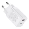 Baseus Super Si Pro -pikalaturi USB + USB-C 30W (valkoinen)