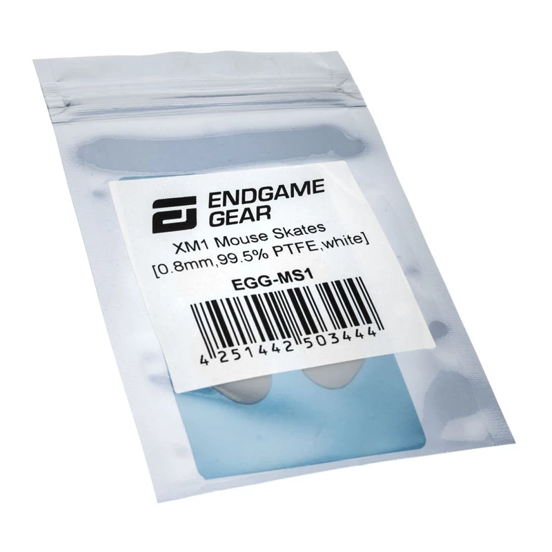Hiiritassut Endgame Gear XM1, 99,5 % PTFE, valkoinen — yksittäispakkaus