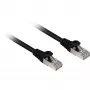 Verkkokaapeli Sharkoon Cat.6a SFTP RJ-45 Cat6a 0,25 m musta