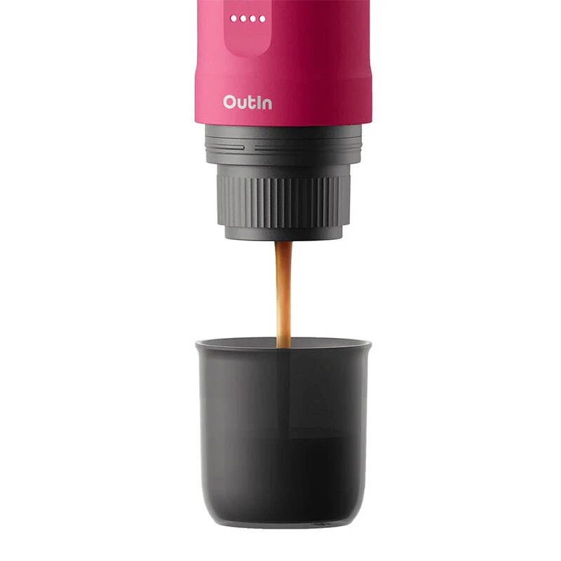 OutIn Nano kannettava espressokone, Crimson Red