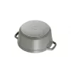 Cocotte Staub 20 cm harmaa valurauta