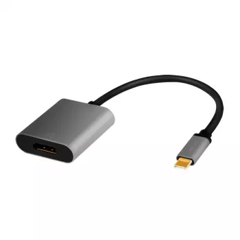 LogiLink CUA0102 USB 3.2 Gen1 Type-C - DisplayPort-kaapeli 0,15 m musta