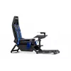 Next Level Racing Boeing Commercial Edition lentosimulaattorin ohjaamo, siniset korostukset