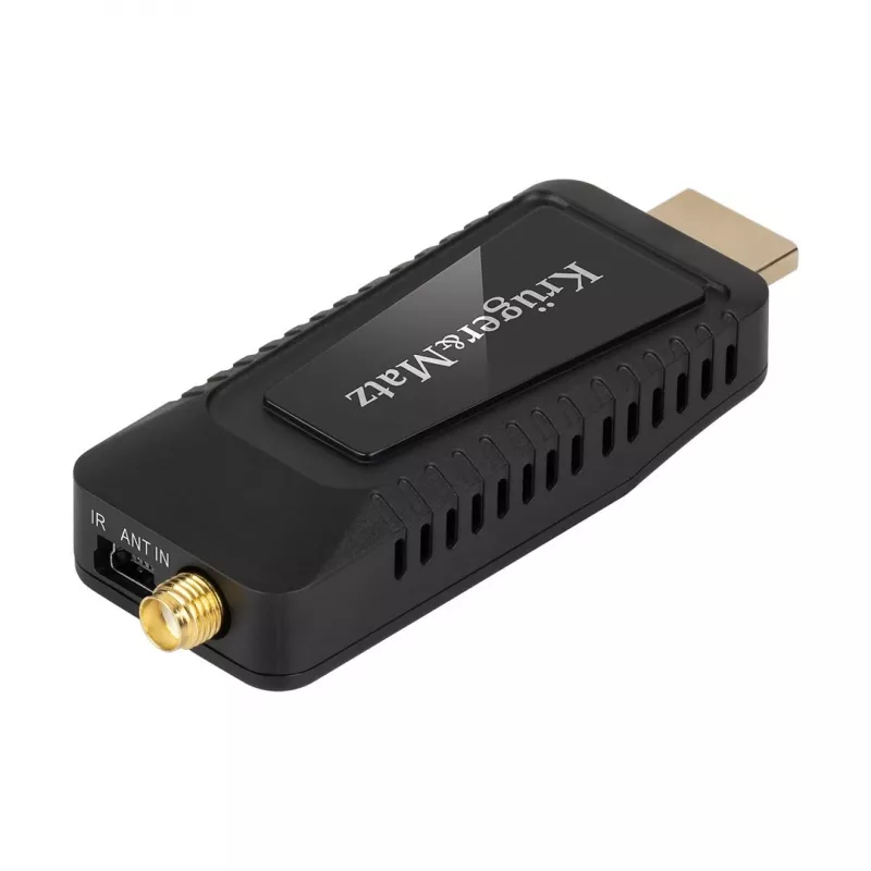 Mini DVB-T2 H.265 HEVC-viritin KRUGER & MATZ KM9998, 470–862 MHz, 1 viritin, HDMI, USB, 720p