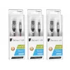 USB-kaapeli 2.0 Type-C uros - C uros 1,0 m musta-hopea