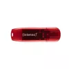 USB-muistitikku Intenso 128 GB USB Type-A 2.0 Punainen Läpinäkyvä