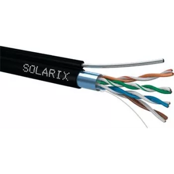 Verkkokaapeli Solarix SXKD-5E-FTP-PE-SAM RJ45 CAT5E 305 m musta