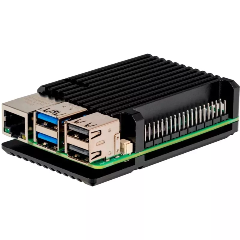 Joy-IT ARMOR Case BLOCK SBC-kotelo sopii kehityssarjoille Raspberry Pi (RB-AlucaseP5-07)