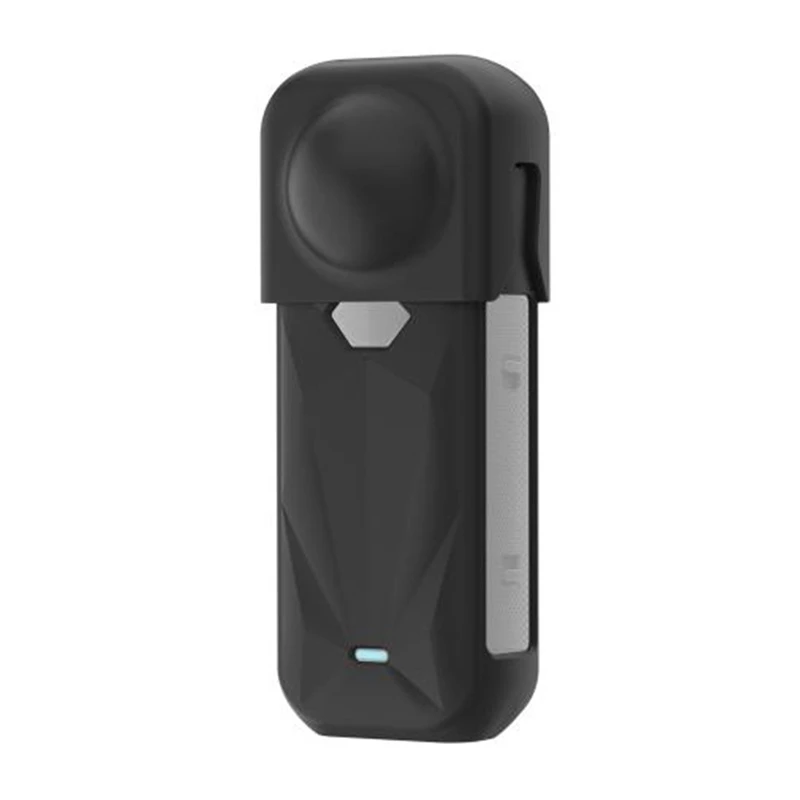 PULUZ-silikoni-suojakotelo objektiivinsuojuksella Insta360 X5:lle (musta)