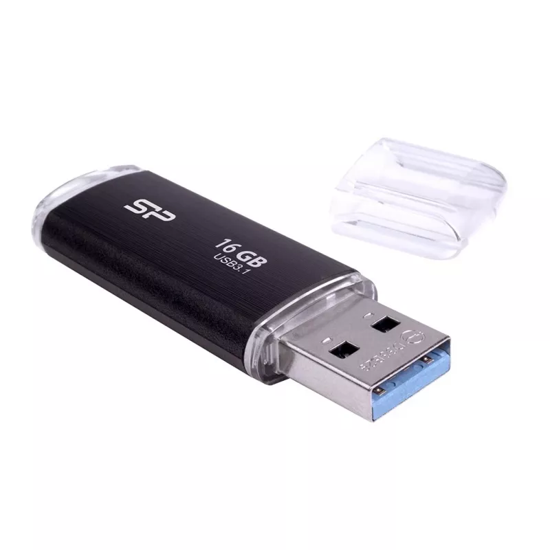SILICON POWER Blaze B02 USB-muistitikku 16 GB USB Type-A 3.2 Gen 1 (SP016GBUF3B02V1K) musta