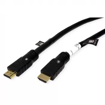 ROTRONIC-SECOMP Roline - Ultra High Speed - HDMI-kaapeli Ethernetillä - HDMI uros - HDMI uros - 20 m - suojattu - musta - aktiivinen, 2160p-Unt