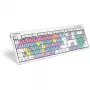 Näppäimistö Logickeyboard LKB-FCPX10-CWMU-UK Office USB QWERTY UK-englanti monivärinen