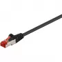Verkkokaapeli Goobay 68693 RJ-45 Cat6 1 m musta