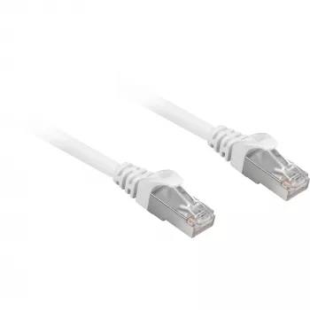 Verkkokaapeli Sharkoon Cat.6a SFTP RJ-45 Cat6a 15 m valkoinen