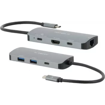 Mobilis USB-C-telakointiasema - 7 in 1 - 100 W max. (001382)