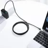Aukey CB-CD45 USB-C – USB-C -kaapeli, Quick Charge, 0,9 m, musta