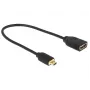 HDMI-kaapeli DeLOCK 0,2 m HDMI-A/HDMI Micro-D