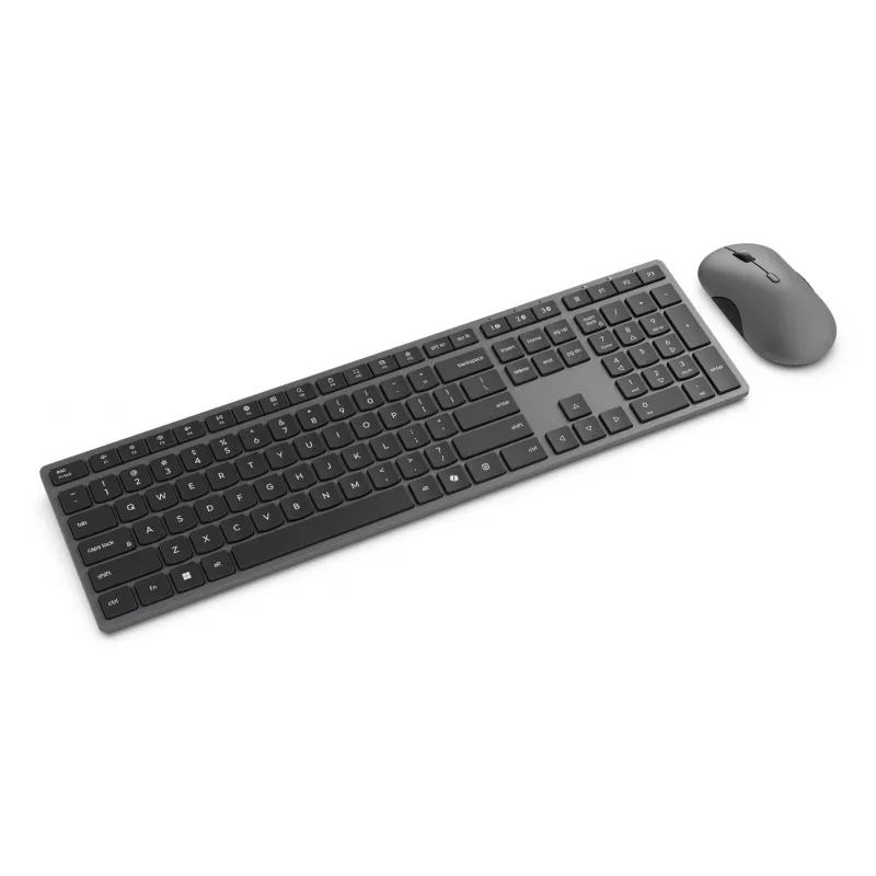 Langaton näppäimistö-hiiri-setti Lenovo 700 Modern Multi-Device – US-englantilainen asettelu, Bluetooth, Luna Grey