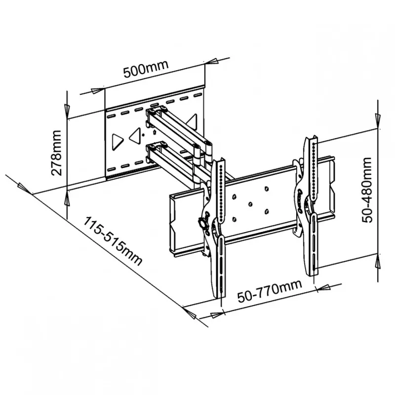 ART AR-24 152,4 cm (60) musta