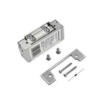 Sähkömagneettinen lukko QOLTEC 52459 12V symmetrinen muistilla ja lukituksella