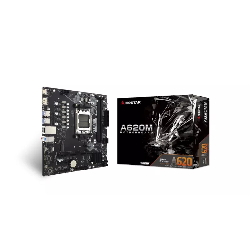 Biostar A620MS AM5 Micro-ATX -emolevy