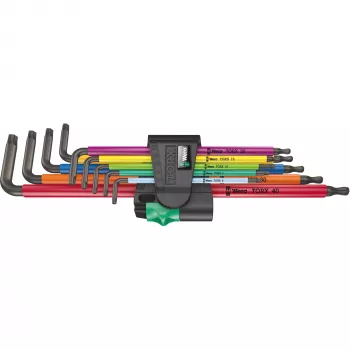Wera 967/9 TX XL Torx L-avainsarja, 9 kpl