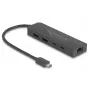 USB-keskitin DeLOCK 10 Gbit/s 2,5-Gigabit-LAN ja PD 85 wattia