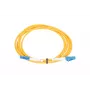 Verkkokaapeli LC/UPC-LC/UPC yksimuotokuitu Extralink G.652D 3mm 3m (simplex)