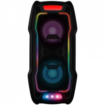 Kaiutin SVEN PS-730, musta (100W, TWS, Bluetooth, FM, USB, microSD, LED-näyttö, 4400 mAh)