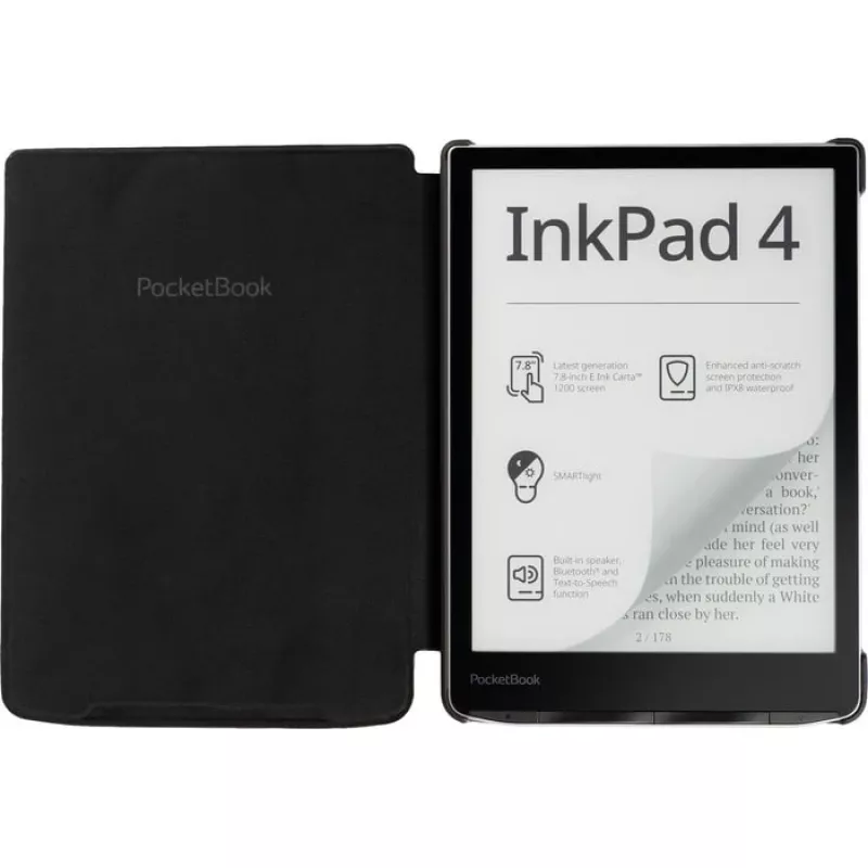 PocketBook Shell -suojakansi H-S-743-CL-WW 7,8 tuuman InkPad 4 / Color 2 / Color 3, värikkäät raidat