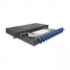 DeLOCK kuituliitoskotelo 67006 musta metalli 482x220x44mm