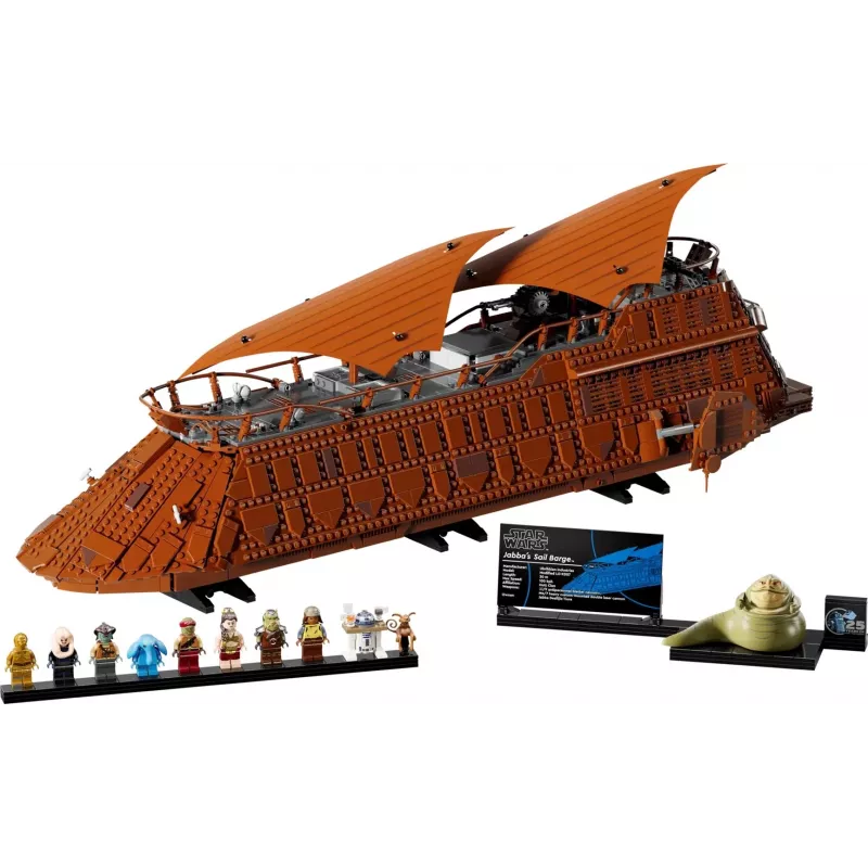 LEGO Star Wars setti Jabba's Barge 75397 – 3943 osaa, 11 minifiguuria, ikä 18+