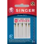 Neula Microtex SINGER 250053203 koko 80/12 – hieno, terävä neula tarkkaan ompeluun kevyillä kankailla