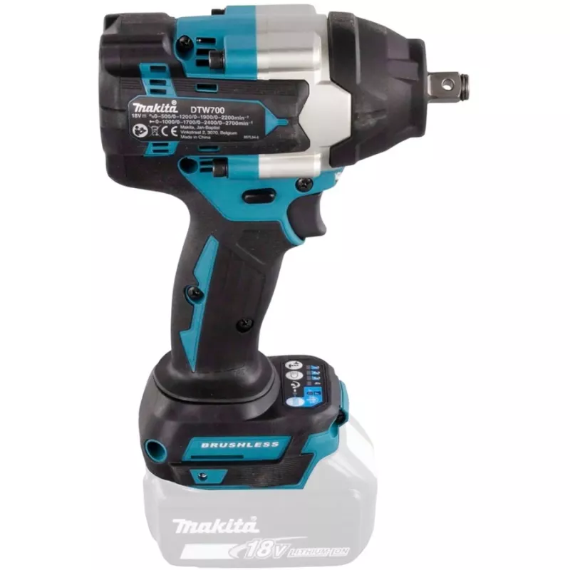 Makita DTW700Z iskuruuvinväännin 1/2 2200 kierr./min 700 N⋅m vihreä