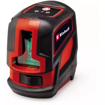 Laservaaitustyökalu Einhell TC-LL 2 G — itsestään vaaitseva vihreä risti ja 360° viiva