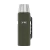 Termospullo THERMOS TH-170028 470 ml, tyhjiöeristetty ruostumaton teräs, oliivinvihreä, 24 h kuuma/kylmä