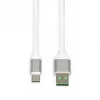 USB-A-USB-C-kaapeli IBOX IKUMTCWQC 1,5 m, USB 2.0, 3 A, valkoinen