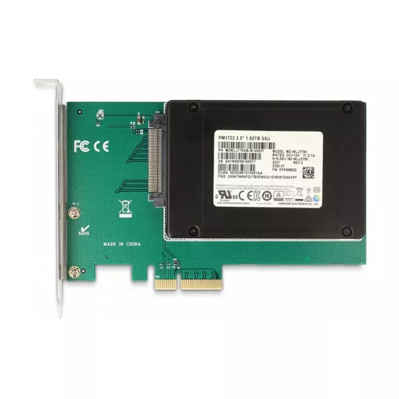 DeLOCK PCI Express x4 -kortti 1 x sisäinen U.2 NVMe SFF-8639