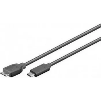 Wentronic Goobay USB 3.0 SuperSpeed -kaapeli > USB-C™, 1 m - USB 3.0 Micro-liitin (tyyppi B) > USB-C-liitin (67996)