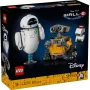 LEGO Disney Pixar 43279 WALL-E ja EVE rakennussarja, 811 osaa, 18+