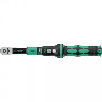 Momenttiavain läpityönnettävällä neliökannalla Click-Torque Lock A 6 R/L musta/vihreä, ulostulo 1/4 ruuvauskärkikiinnitys, 2,5–25 Nm