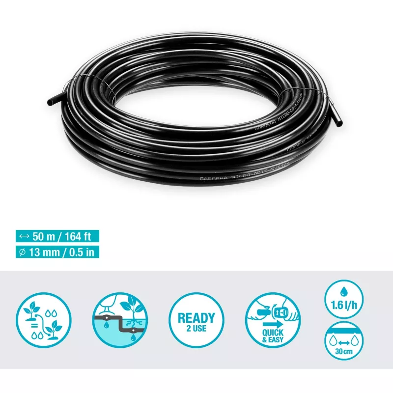 Gardena Micro-Drip-System tippukastelulinja, 1,6 l/h, 50 m (13504-20)
