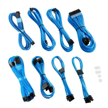 CableMod RT-Series PRO ModMesh 12VHPWR Dual kaapelisarja ASUS/Seasonic, vaaleansininen