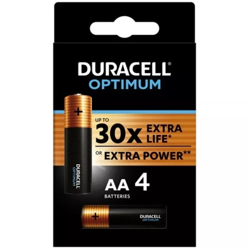 Duracell Optimum AA LR6 paristot blister 4 kpl